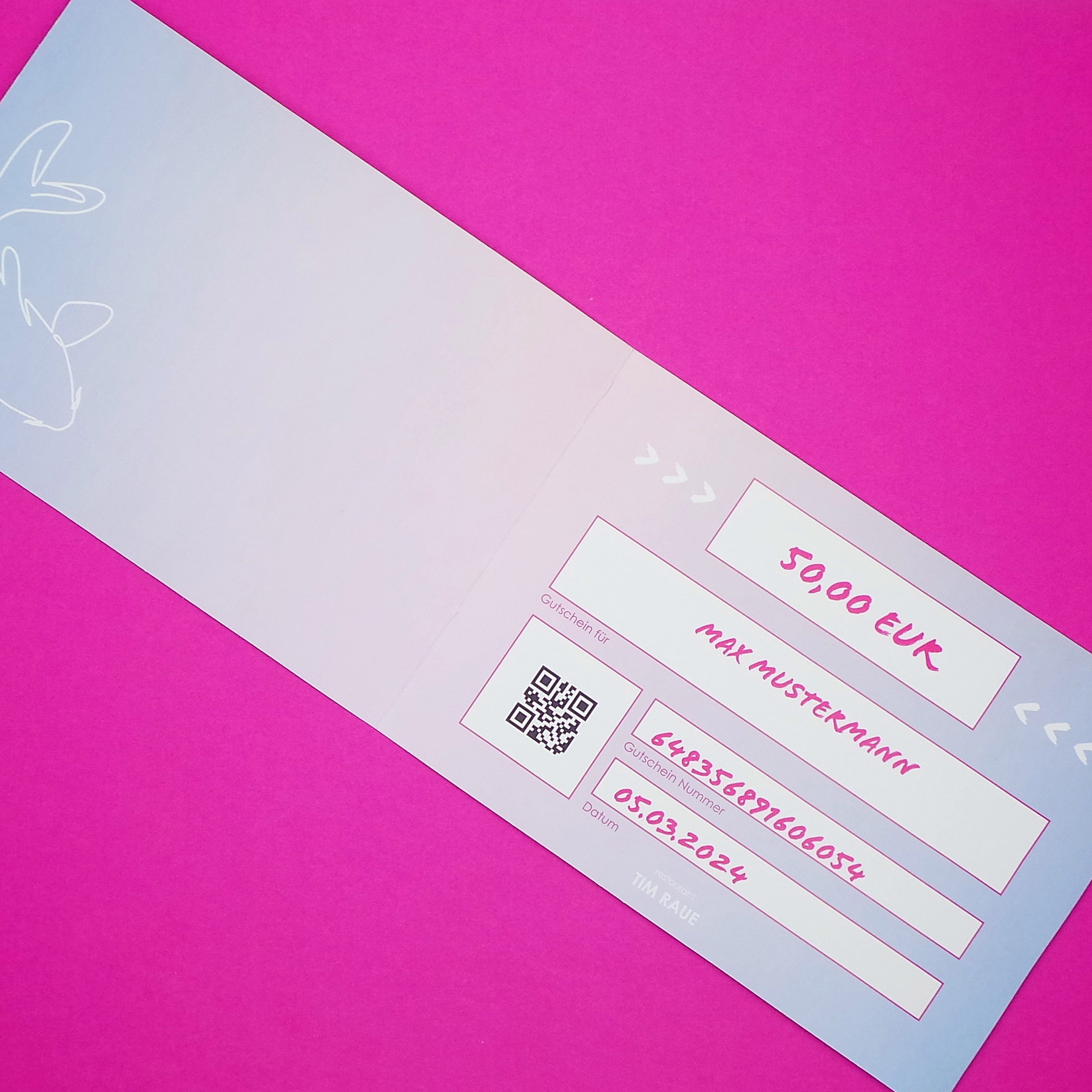 Time Raue | Gutscheinkarte