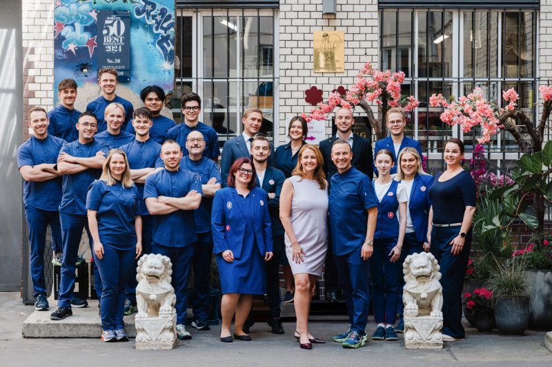 Teamfoto vom restaurant Tim Raue