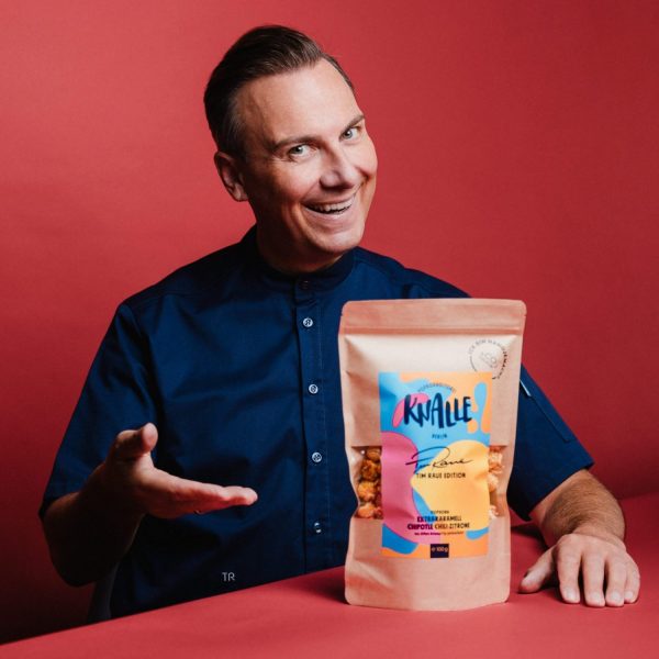 Tim raue mit Knalle Popcorn